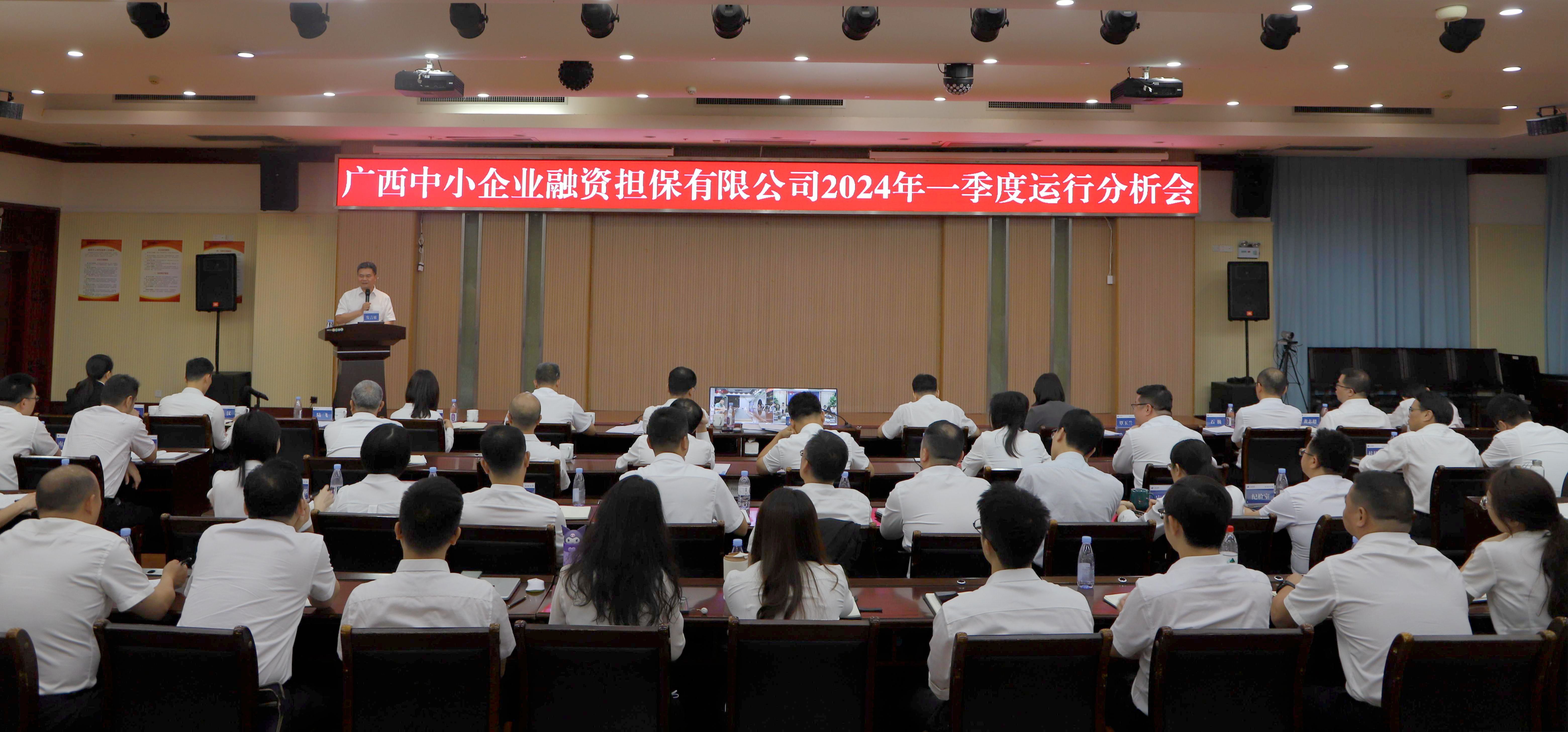 【落實落細落地，全力攻堅“雙過半”】中小擔保召開2024年一季度運行分析會